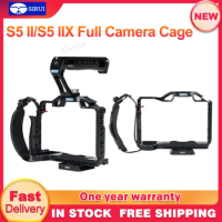 Sirui S5 II/S5 IIX Full Camera Cage Side NATO Rail Top Shoe Mount for Panasonic LUMIX S 5II &amp; S5 IIX