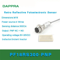 M18 PNP NO NC 4 Wire Photoelectric Switch Sensor Replace CRD-300P OC71
