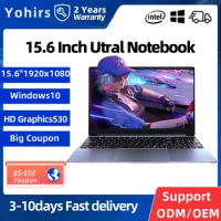 15.6Inch Metal Case Notebooks Computer Core i7 6700HQ Dual Band 2.4G/5G Wifi Commercial Game Students Use Protable Laptops