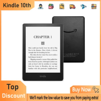 Kindle 10th E-book Reader 6" 300PPI E-ink Touch Screen with Backlight Kindle Paperwhite Younger Registerable Account E-reader