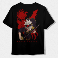 T-Shirt Black Clover - Asta X Liebe - Kaos Distro 100% Katun - Kain Combed 24s - Unisex Pria Wanita 