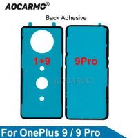 Aocarmo 1Pcs Rear Cover Sticker For OnePlus 9 Pro 1+9Pro Back Adhesive Glue