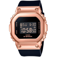 CASIO卡西歐G-SHOCK玫瑰金女士手錶小方錶GM-S5600PG-1/4/SB/SK-7