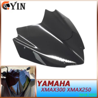 Motorcycle Sports Windshield Windscreen Visor For XMAX300 18-22 XMAX250 XMAX 250 300 2018 2019 2020 2021 2022 Double Bubble