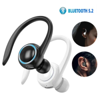 Wireless Headphone Bluetooth 5.2 Earphones With Mic Single in-Ear Sports Waterproof TWS HiFi Earbuds Bluetooth Handsfree Headset