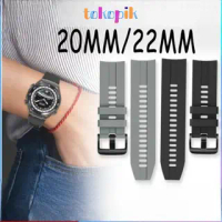 Strap Jam Smart Watch Tali 20/22mm Silikon Lembut Universal untuk HUAWEI GT2 GT3 Warna Modis
