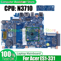 For ACER ES1-331 Laptop Mainboard 14295-1M NBMZU1100 N3710 Notebook Motherboard