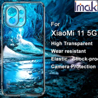 IMAK Clear Transparent TPU Case For Xiaomi Mi 11 Mi11 Pro Soft Silicone Cover For Mi 11 Lite