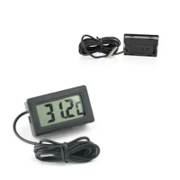 Aoyuansea LCD Digital Thermometer Hygrometer Probe Fridge Freezer Thermometer Thermograph