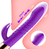 10 Frequency Vibration Heating Telescopic Vibrator Hot Vibrator For Female Masturbation Dildo Vibrator Adults Sex Toys For Women