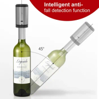 Saver Stopper-wine Stopper, Pump Stopper Vacuum Wine Reusable With Electric Bottle Sealer