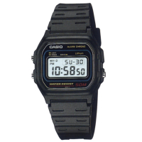 【CASIO】簡約流線運動電子錶(W-59-1)