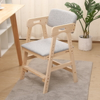 實木學習椅可升降寫字座椅書桌靠背凳子家用餐椅學生專用椅子