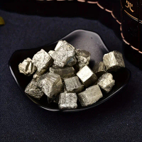 1/3/7pcs Natural Pyrite Chalcopyrite Coarse Crushed Rocks, Mineral Crystal Ornamental Stones
