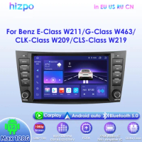 Hizpo Android CarPlay Radio Car Navigation For Mercedes-Benz E W211 G W463 W209 W219 8" Electric Auto DAB Multimedia Player One