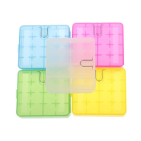Case For 18650 Battery PVC Hard Plastic Battery Storage 18650 Rechargeable Battery Case Holder Box Hold 4pcs 18650 Batteries