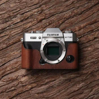Mr.Stone for Fujifilm XT30 X-T20 Camera case Protective Case Bodysuit X-T30 XT20 Handmade Genuine Leather Camera bag