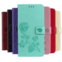 Luxury Leather Flip Wallet Case For Huawei Y3 2017 case For Huawei Y3 2017 MT6737M CRO-L02 CRO-L22 Protective Phone Bags Coque