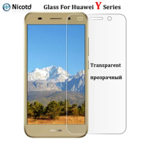 9H Tempered Glass For Huawei Y3 Y5 Y6 Y9 2017 Screen Protector on huawei y9 y7 y6 y5 y3 2018 2019 Transparent Protective Glass