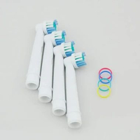 LEZHISNUG Electric Toothbrush Replacement - Pengganti Kepala Sikat Oral-B D12 D16 D20, 4 PCS IH Puti