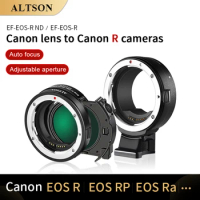 ALTSON EF-EOS R Canon EF to RF Lens Adapter Auto-Focus Lens Converter Ring Compatible for Canon EOS RF Mount RP R3 R5 R7 Camera