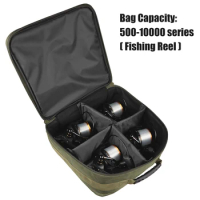 W.P.E Fishing Reel Storage Bag Carrying Case for 500-10000 Series Spinning Fishing Reels ReelBag