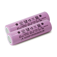 【日本iNeno】18650高效能鋰電池2600mAh內置韓系三星 平頭 2入裝(BSMI 循環發電 環保 女王節 不打烊)