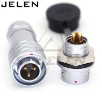 SF12 series waterproof connector 3pin plugs and sockets IP67, Equipment power cable connector plug socket 3pin