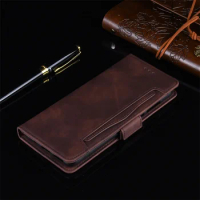 For Infinix Hot 12i Magnetic Flip Phone Case Leather Infinix X665 Doka Luxury Wallet Leather Case Cover