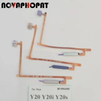Novaphopat For Vivo Y20 Y20i Y20S Touch ID Fingerprint Sensor Scanner Home Button Return Flex Cable Ribbon
