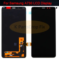 oled For SAMSUNG GALAXY A8 plus 2018 lcd A730F LCD Display Touch Screen Digitizer Assembly For SAMSUNG A730 LCD