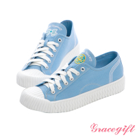【Grace Gift】美少女戰士水星帆布餅乾鞋 淺藍