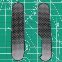 Hand Made Carbon Fiber Handle Scales for 91mm Victorinox Swiss Army Knife