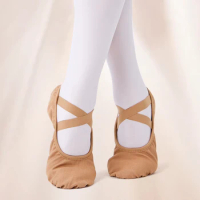 Women Ballet Shoes Girls Professional Ballet Slippers Split Sole Dance Shoes Women Dance Training Shoes