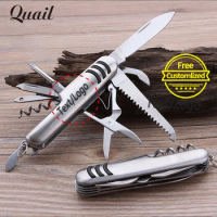 Quail Free Customized Multi-Functional Swiss Folding Knife Multi Tool Army Knives Pocket Using Outdoor Camping Survival Knife