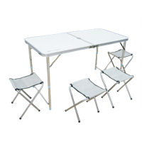 TECHONE 鋁合金桌椅組 (室內外用皆宜)