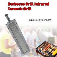 【Ready Stock】ceramic barbecue BBQ infrared grill stainless steel ceramic gas burner stove aluminum plate ceramic energy-saving sheet