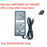Genuine ADPC2045 45W 20V 2.25A AC Adapter For Philips AOC 278E8Q AG322FCX 278E8QJAB 272M8 LCD LED Monitor Power Supply Charger