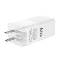 65W GaN USB C Wall charger Power Adapter,2 Port PD 65W PPS QC3 45W SCP for Laptops MacBook Pro iPhone 13 Samsung Xiaomi dell hp