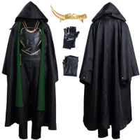 Sylvie Cosplay Fantasy Headband Cloak Battle Suits Movie TV Loki Super Villain Costume Disguise Women Roleplay Fantasia Outfits