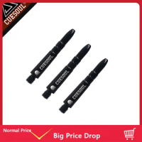 CUESOUL 35/41/48mm Aluminium Darts Shafts 2BA Professional Darts Accessories Black