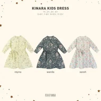 BOHOPANNA - RAYA COLLECTION - KINARA KIDS DRESS - DRESS ANAK - BAJU MUSLIM ANAK 3Y REYNA