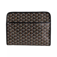 Goyard Trousse Jouvence GM Clutch Bag All Black
