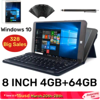 BiG Sale 8 INCH 4GB RAM 64GB ROM AR2 Windows 10 Tablet PC Quad Core Dual Camera build in 4000mAh Battery