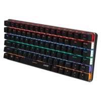 AJAZZ Reliable 82 Keys 2 Colors Optional Wired Keyboard High Sensitivity Gaming Keyboard for PC Wired Keyboard