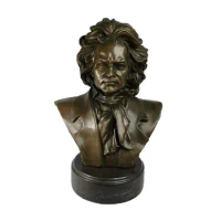 Metal Figurine Beethoven Bronze Statue Home Decor Sculptures TPY-789