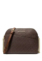 MICHAEL KORS Jet Set Travel Medium Logo Dome Crossbody Bag