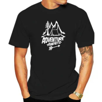 Tourist Hike Mountain Camping Travel Nature Man Boy T-shirt