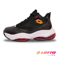 【LOTTO 義大利】男 FLY POWER A2 氣墊籃球鞋(黑/紅-LT4AMB5630)