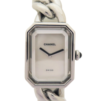 【二手名牌BRAND OFF】CHANEL 香奈兒 PREMIERE M 珍珠母貝錶盤 石英腕錶 H3249